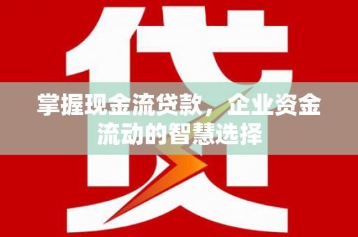 贡山掌握现金流贷款，企业资金流动的智慧选择