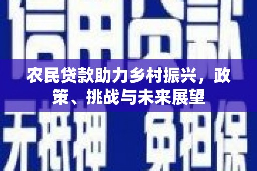 贡山农民贷款助力乡村振兴，政策、挑战与未来展望