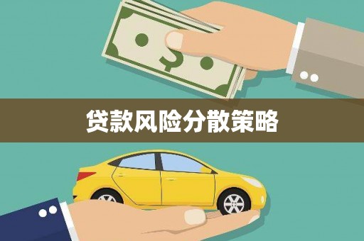 贡山贷款风险分散策略