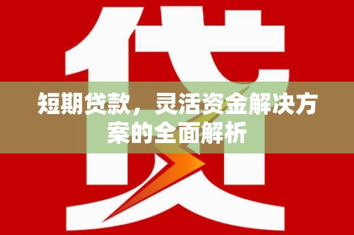 贡山短期贷款，灵活资金解决方案的全面解析