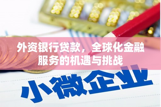 贡山外资银行贷款，全球化金融服务的机遇与挑战